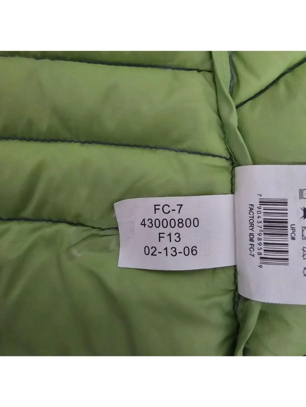 Free Country Purple Sleeveless Puffer Down Quilted Snow Ski Vest Girl's S (7/8)